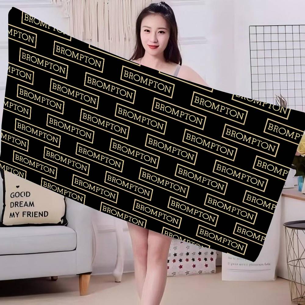 Abstract Art Bicycle Brompton Microfiber Beach Towel Absorbent Quick dry Soft Yoga Swimming Resort Mountain Climbing Towel
