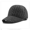 Women's Knit Baseball Cap Korean Japanese Style Face Slimming Thermal Winter Peaked Hat Versatile Fashion