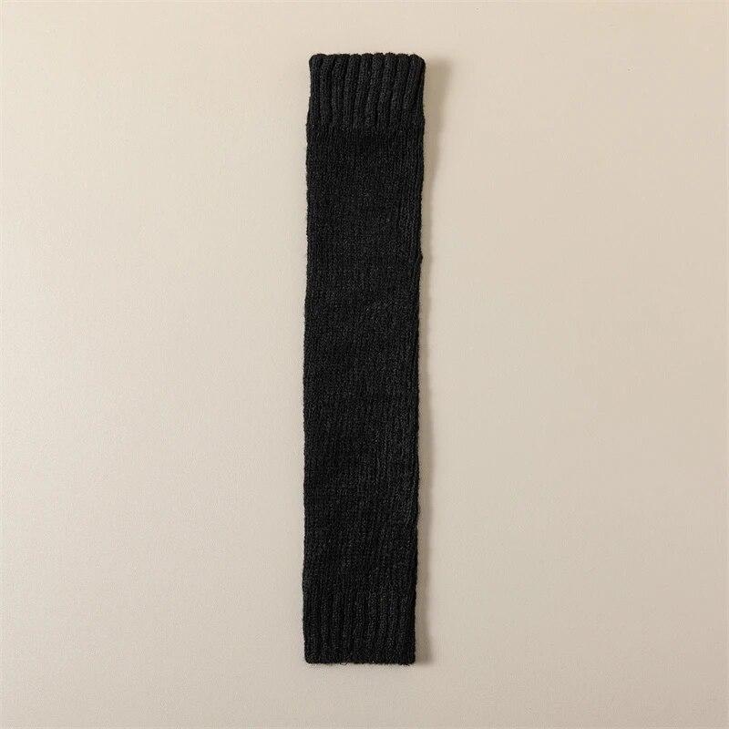 Fashion Women's Leg Warmers Autumn Winter Keep Warm Leg Long Sleeves For Women Solid Color Knee Warmer