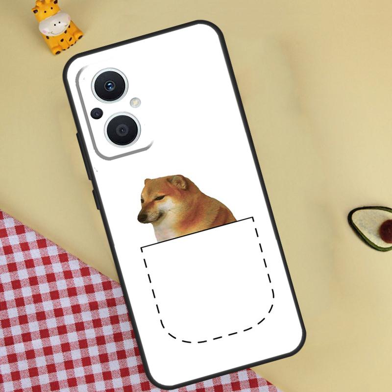 Cheems Doge Phone Case For OPPO Reno 13 13F 12 12F 11 8T 7 8 10 Pro OPPO Find X8 Pro X6 X3 X5 Lite Cover