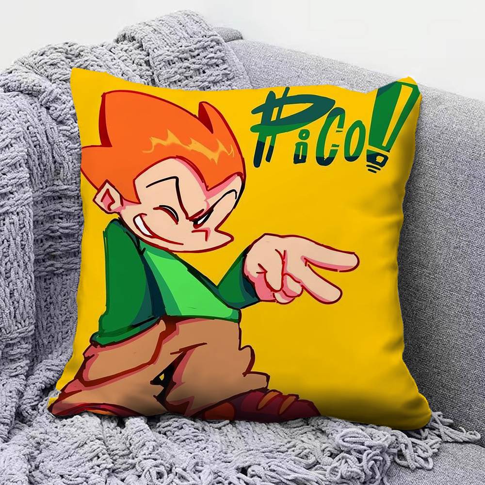 pico friday night funkin Cool Game Home Sofa Cushion Covers and Aecorative Custom Pillow Covers