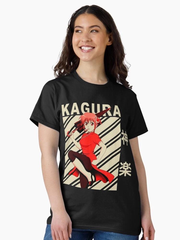Anime Gintoki Kagura Adventures Cute Classic Funny T Shirt Unisex S