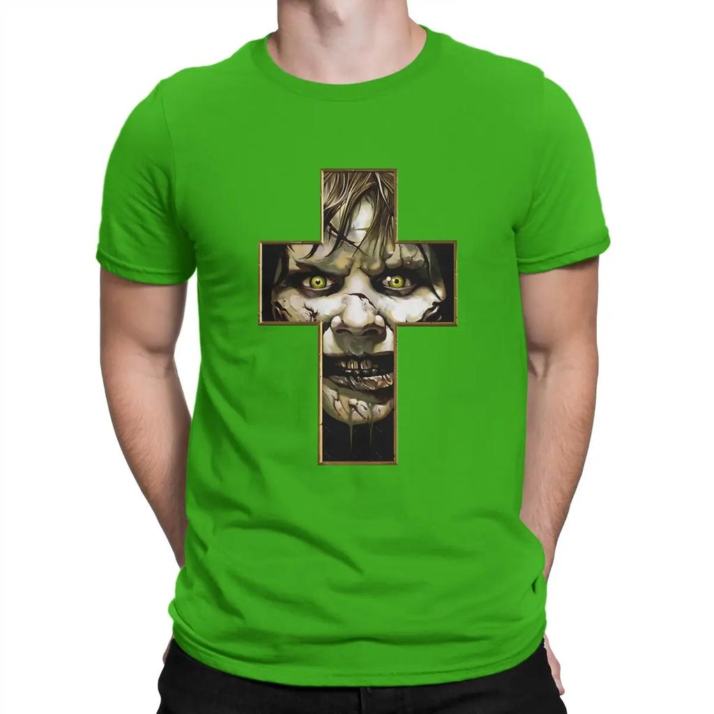 Cool Funny T-Shirt Men Round Collar 100% Cotton T Shirts T-The Exorcist Short Sleeve Tees Original Clothes