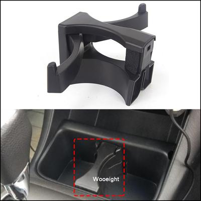 Wooeight 1 Stück schwarzer Auto-Mittelkonsolen-Einsatz für Tasse, Flasche, Getränketeiler, Halter für Toyota Tacoma 2005– Sequoia