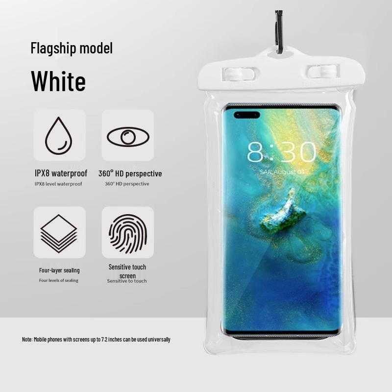 Triple-Sealed HD Touchscreen Waterproof Phone Pouch for Swimming and Hot Springs