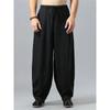Baggy Pants Men Casual Wide Leg Oversize Jogger Trousers Vintage Drawstring Sport Sweatpants Male