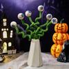 Halloween Augapfel Grün Chenille Pfeifenreiniger Stiele DIY Hängende Dekoration Einsatz