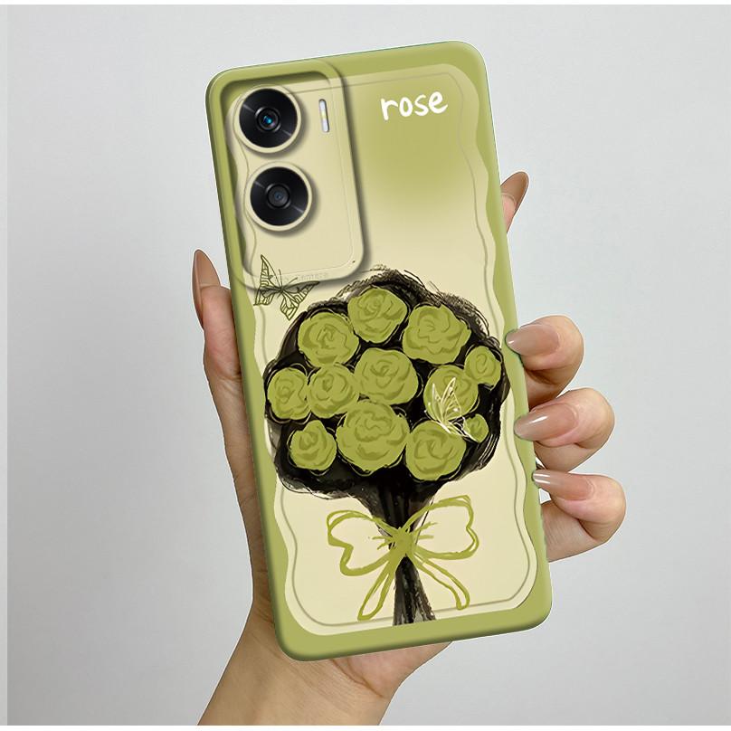 For Honor 90 Lite Case Pretty Butterfly Flower Pattern Silicone Soft Funda Phone Case For Honor90 Lite Honor 90Lite Cover Bumper