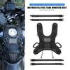 Motorcycle Fuel Tank Bag Base Vest Portable Motorbike Tank Bags Mounting Kit for Universal Off-road Motorcycle Fuel Tank Pack