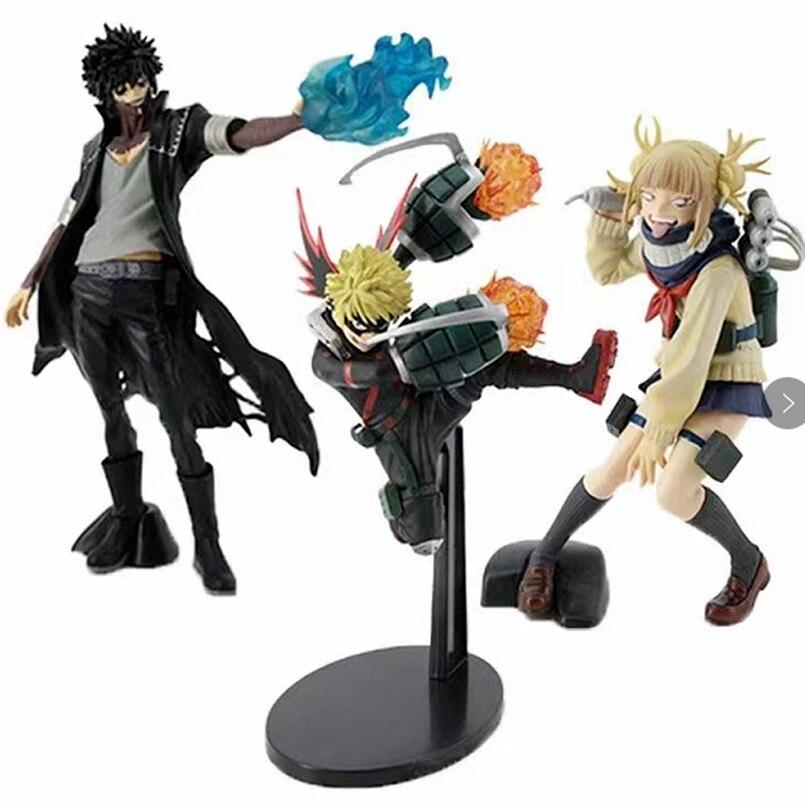 10 -18cm My Hero Academia Anime Figure Dabi Himiko Toga Bakugou Katsuki Pvc Action Figure No Hero Academia Bakugou Figurine Toys