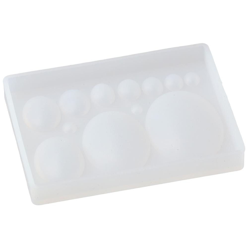 8.5*6.5*1CM Silikonové Oválné Pryskyřičné Formy Bílé 12 Dutinek Náušnice Silikonové Formy DIY Řemeslný Přívěsek