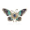 Luxury Zircon Enamel Butterfly Insect Animal Brooches Pins Crystal Pearl Brooch For Women Jewelry Clothing Badges Corsage Gift