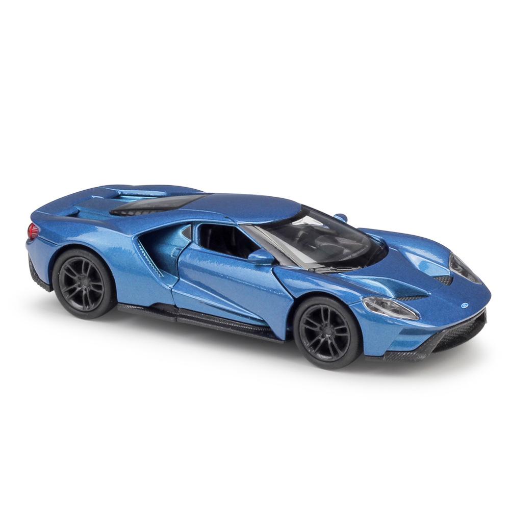 

Welly 1/36 Ford GT 2017 Alloy Sports Car Model Diecasts Metal Classic Super Racing Vehicles Car Model High Simulation Kids Gifts синий