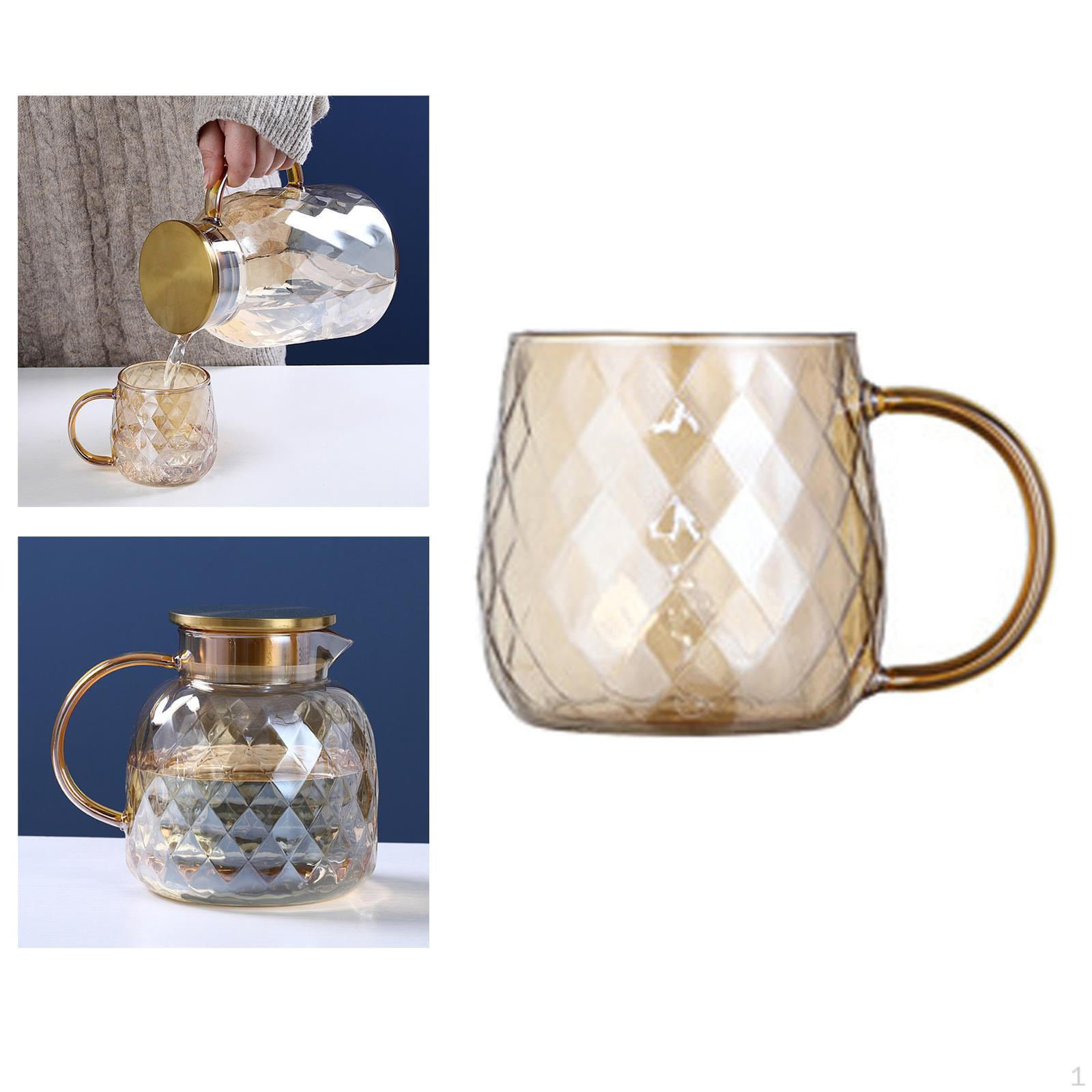 

Стеклянная чашка на 350 мл с ручкой, утренняя боросиликатная кружка, питьевая вода для ресторана