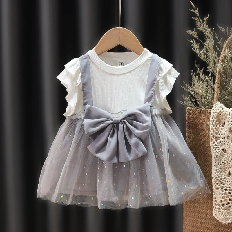 

Сукні для дівчаток Модний одяг для немовлят Дитячий одяг для немовлят дівчаток Літні сукні принцес 80