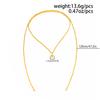 SHIXIN Exquisite Gold Color Long Chain Heart Pendant Necklace Women Retro Adjustable Multi-layer Choker Sweater Chain Lady Gift