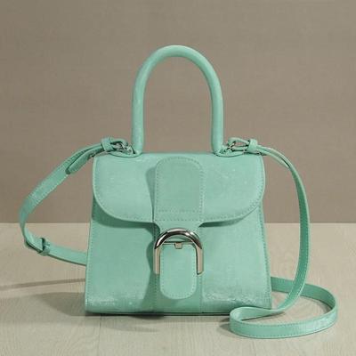 Delvo 2024 Chinese Horseshoe Bag: High-End Genuine Leather Women's Handbag