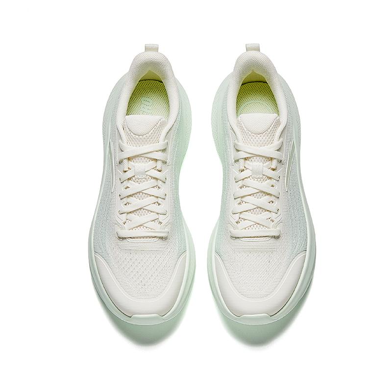 Anta Running Series Manbu 2 Simple Versatile Non-Slip Wear-Resistant Low-Top Casual Running Shoes Women sneaker White Green 922535503-1