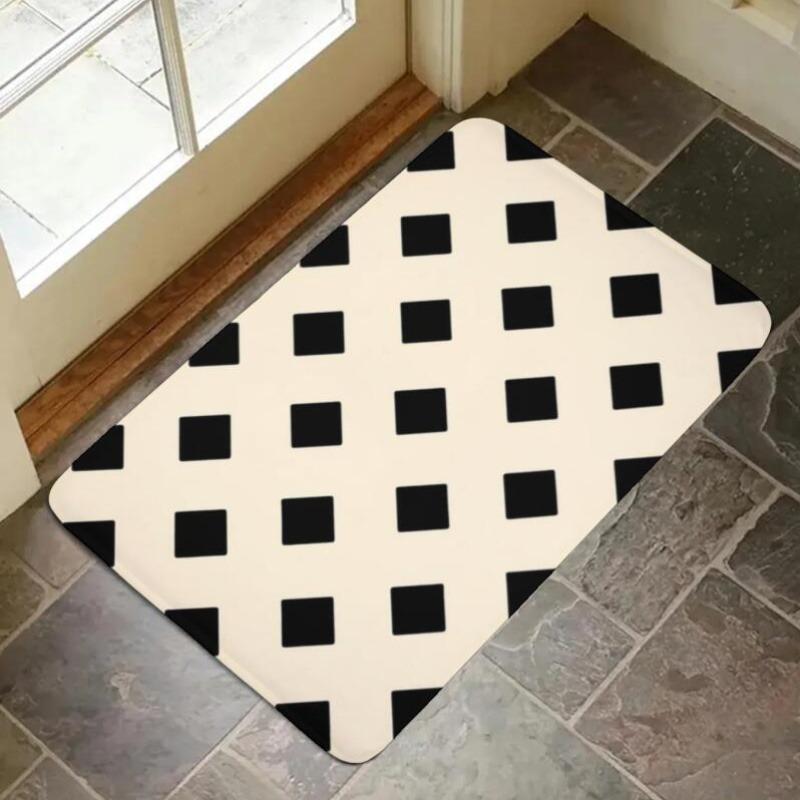 1PC Tranquil Waters Kitchen Rug Non-Slip Door Mat Pop design Bathroom Rug Bath Mat Carpet for Home Sink Laundry ecoreeree