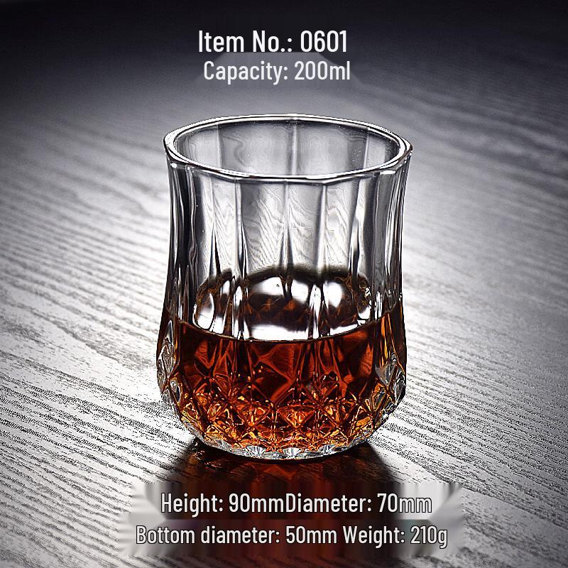 ZISIZ Crystal Glass Multipurpose Tumbler Set