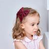 Elegant Floral Cotton Kids Bows Spring Butterfly Hair Clip Print Barrette For Women Girls Sweet Hairpin Accessories