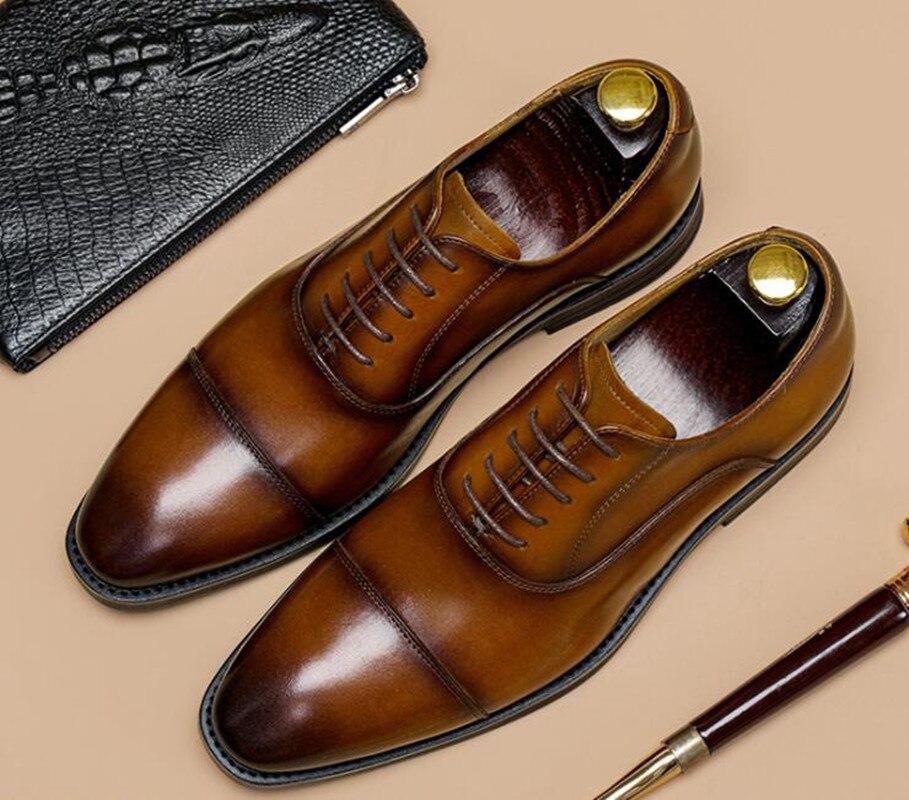 Kaufe Gr e 38 44 Handgefertigte Herren Wingtip Oxford Schuhe Braun kaufe-gr-e-38-44-handgefertigte-herren-wingtip-oxford-schuhe-braun