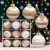 16Pcs/set 8 CM Christmas Tree Ornaments 9 Pcs Hanging Ornaments Xmas Tree Decorations  Home Decor