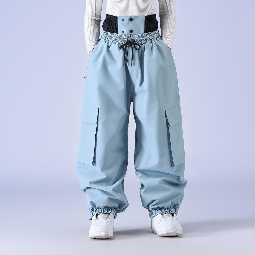 Unisex Ski & Snowboard Pants: Windproof, Waterproof, Warm, Loose Fit for Winter Outdoor Activities.