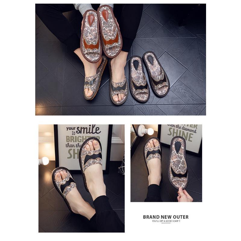 Vintage Summer Women's Non-slip Soft-soled Slippers