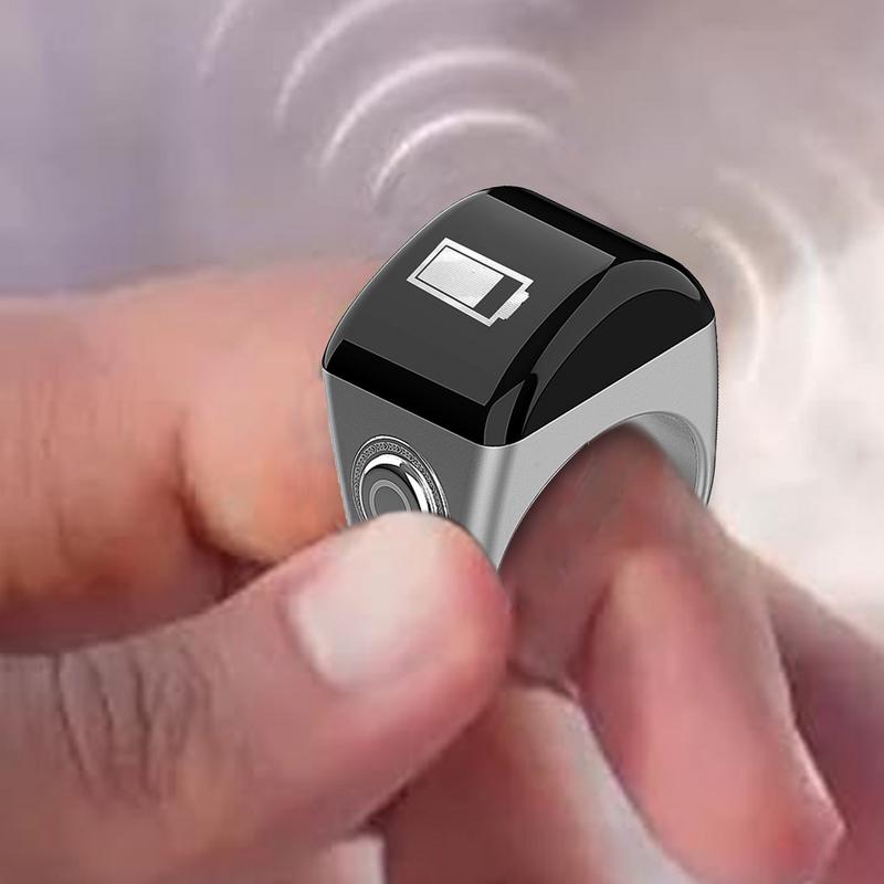 Digital Counter Clicker Counting Clicker Digital Tally Counter Clear Display 5 Prayer Time Reminders Ring Electronic Counter