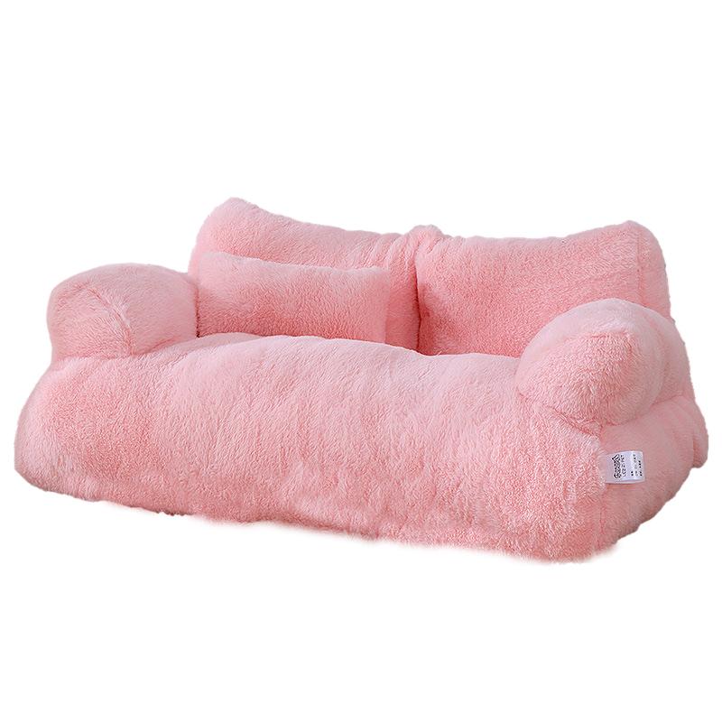 Luxury Cat Bed Soft Cozy Cat Sofa Detachable Warm Pet Kennel Cushion For Small Medium Large Dogs Indoor Puppy Sleeping Mat