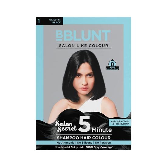 BBlunt Hot Shot Heat Protection Mist 150ml | Natural Black 5 Minute Shampoo Hair Colour 20ml X 5