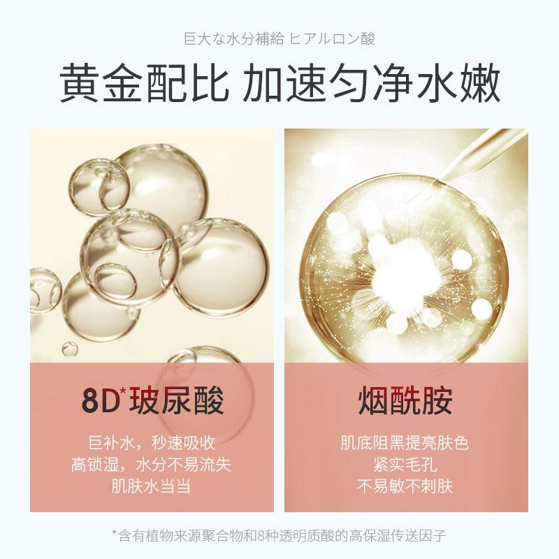 Ruyi Nicotinamide facial mask for women hydrating and moisturizing, improving dull, shrinking pores, tightening and removing acne marks