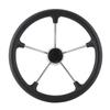 15.5in Boat Steering Wheel 304 Stainless Steel with PU Foam Marine Hardware Accessory