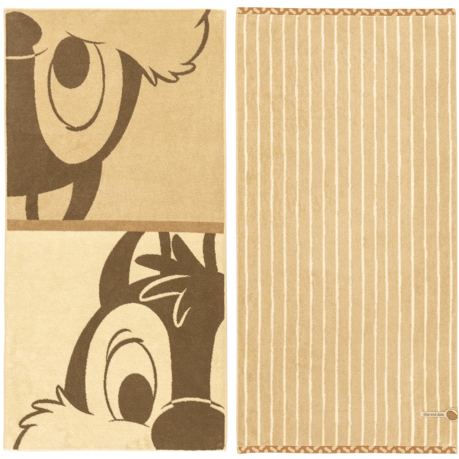 

Towel Laboratory Disney Bath Chip Set of Low Gift [Disney Characters] #modern Towels, & Dale, 2, Fluffy, Fast-Absorbent, 100% Cotton, Shedding,