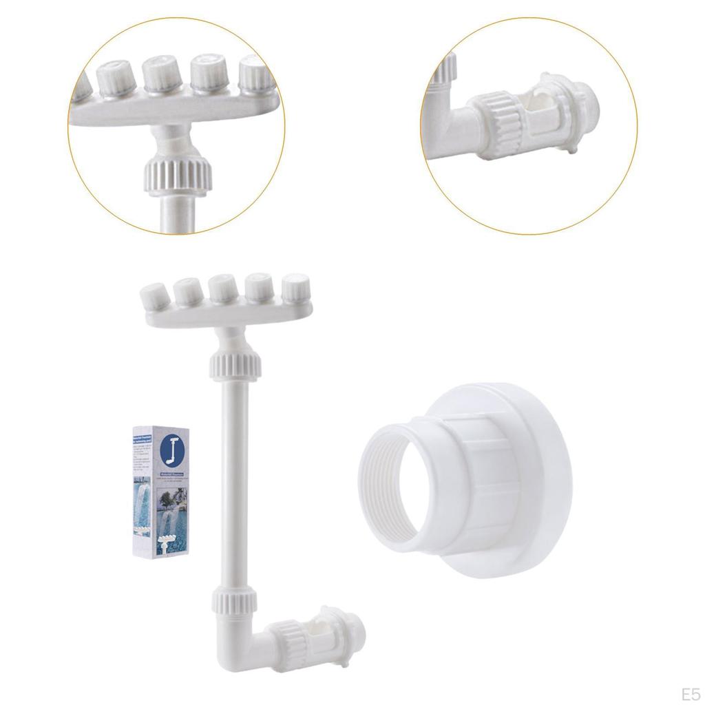Spray Water Feature for Pools, Rotating Waterfall Sprinkler Accessory