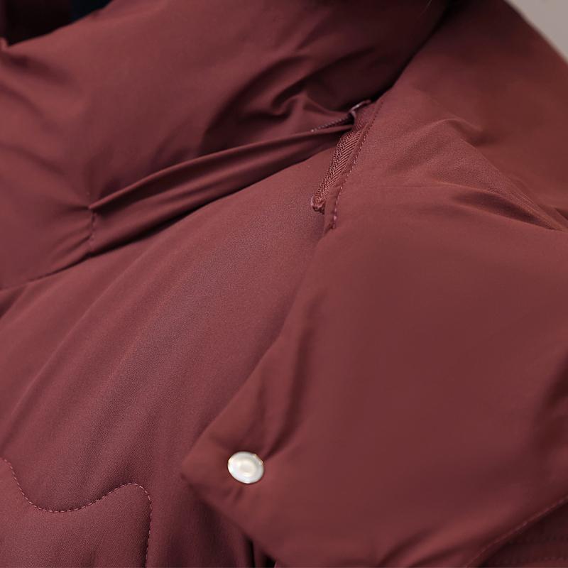 Plus Size XL-5XL Fashion Winter Woman Parkas Hooded Thick Warm Jacket Loose Middle Age Women's Coats