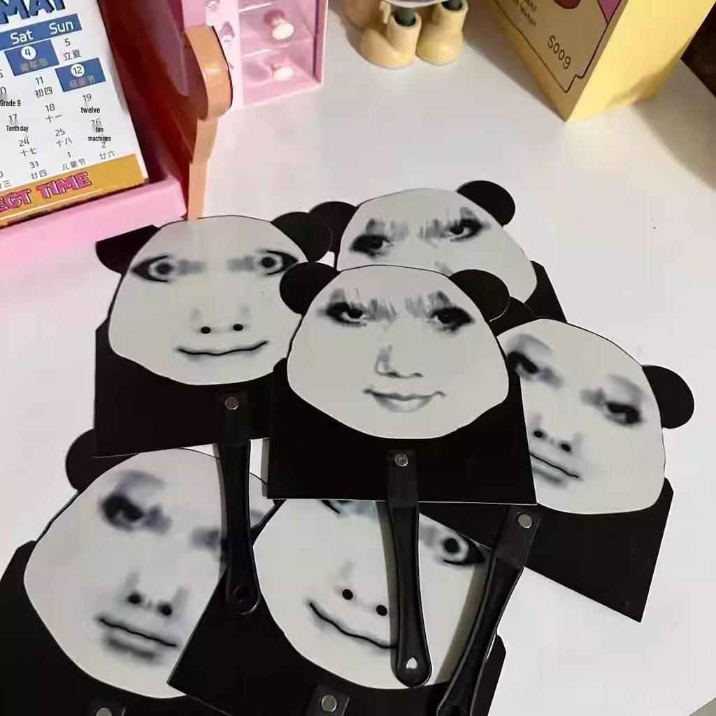 Dragon Picture Mini Handheld Fan - Cute, Portable & Fun Round Fan for Students, Perfect Summer Gift