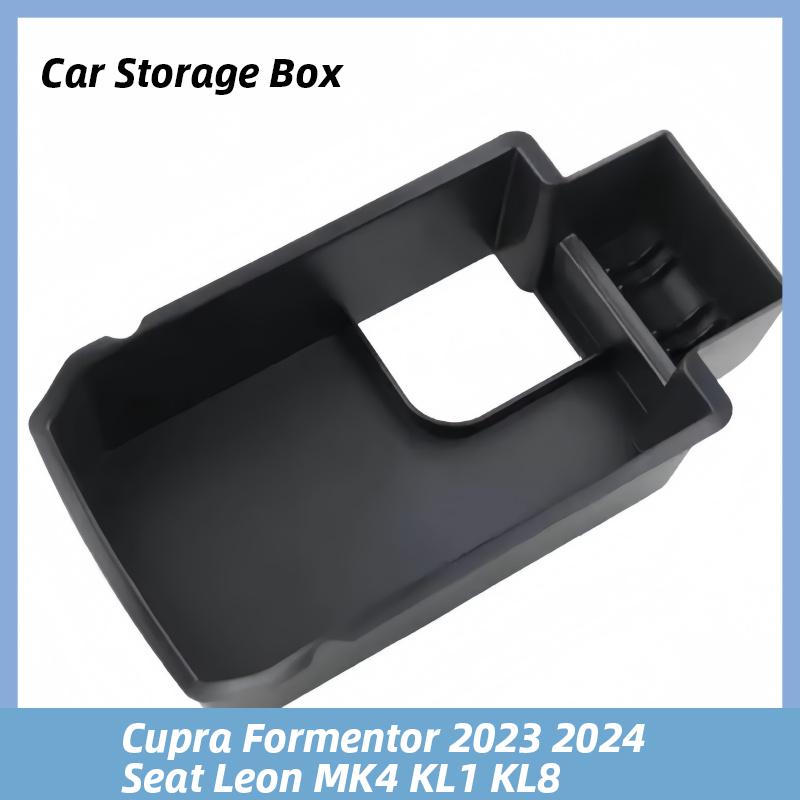 For Seat Leon MK4 KL1 KL8 for Cupra Formentor 2023 2024 Armrest Storage Box Plate Tray Organizer Stowing Container Accessories