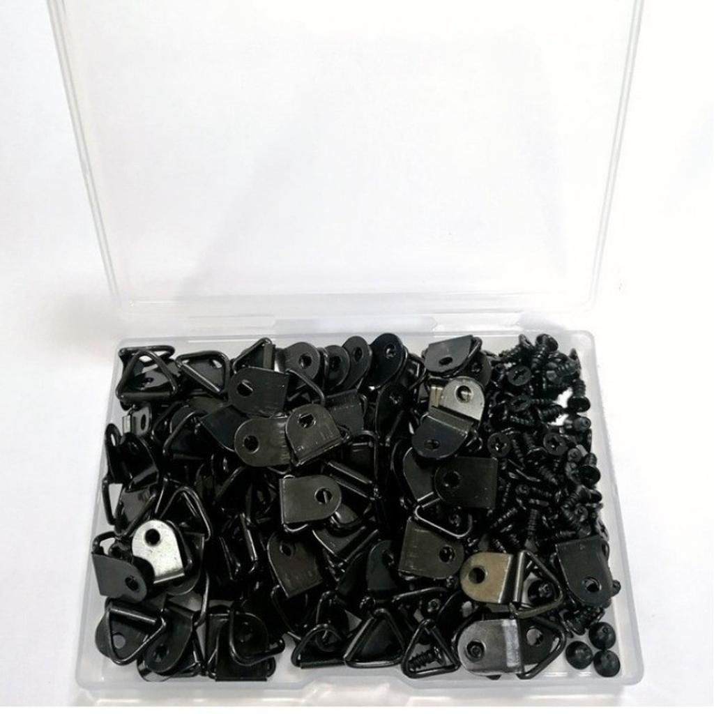 Haki D w kształcie krzyża (50 SZTUK w Pudełku) – do Ram, Obrazów Krzyżowych i Olejnych