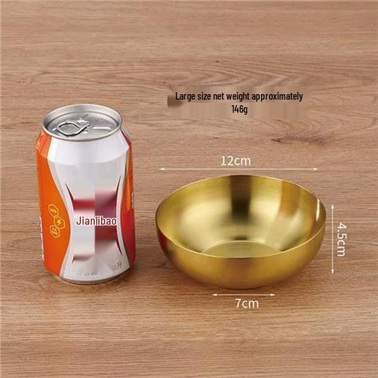 Thickened Stainless Steel Bowl: Perfect for Noodles, Rice, Salad, Bibimbap, Pao Fan, and Ramen