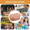 2 Layer Bento Lunch Box Kid High Capacity Microwave Divided Food Containers Portable Leakproof Office Camping Outdoor supplies