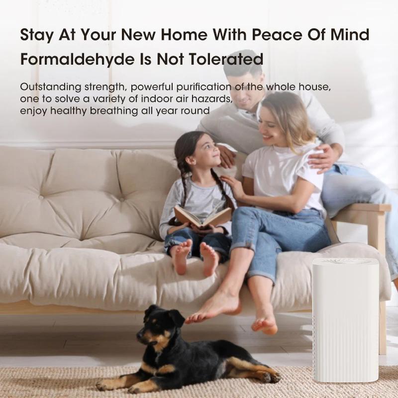 USB Portable Air Purifier Office Desktop Vacuum Cleaner Car HEPA Filter Air Cleaner Formaldehyde Household Purifier