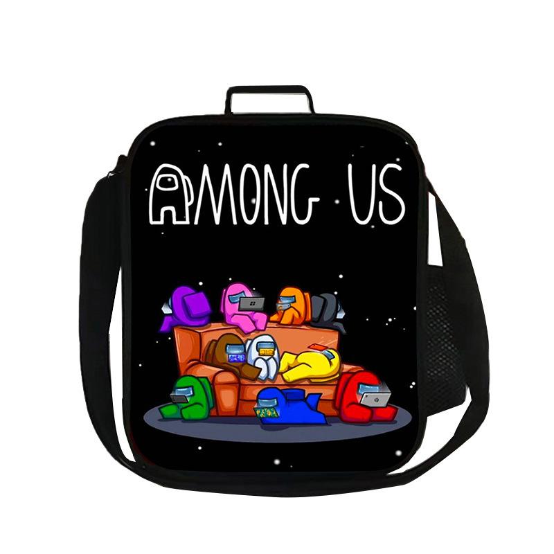 Among Us Space Werewolf Insulation Meal Bag Ice Cube Cartoon Lunch Insulation Bag Outdoor Picnic Ice Bag