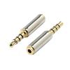 Mini Metal 3.5mm 2.5mm Female Jack Male to Headphone Audio Connector Adapter