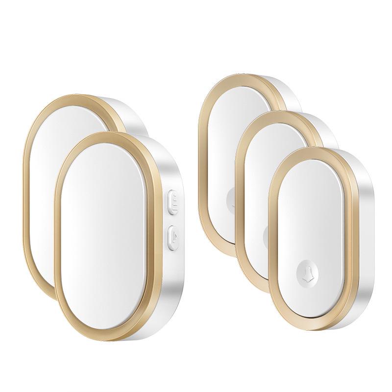 Smart Wireless Doorbell: Waterproof, Long-Range Remote Control with Three-to-Two Chime Options
