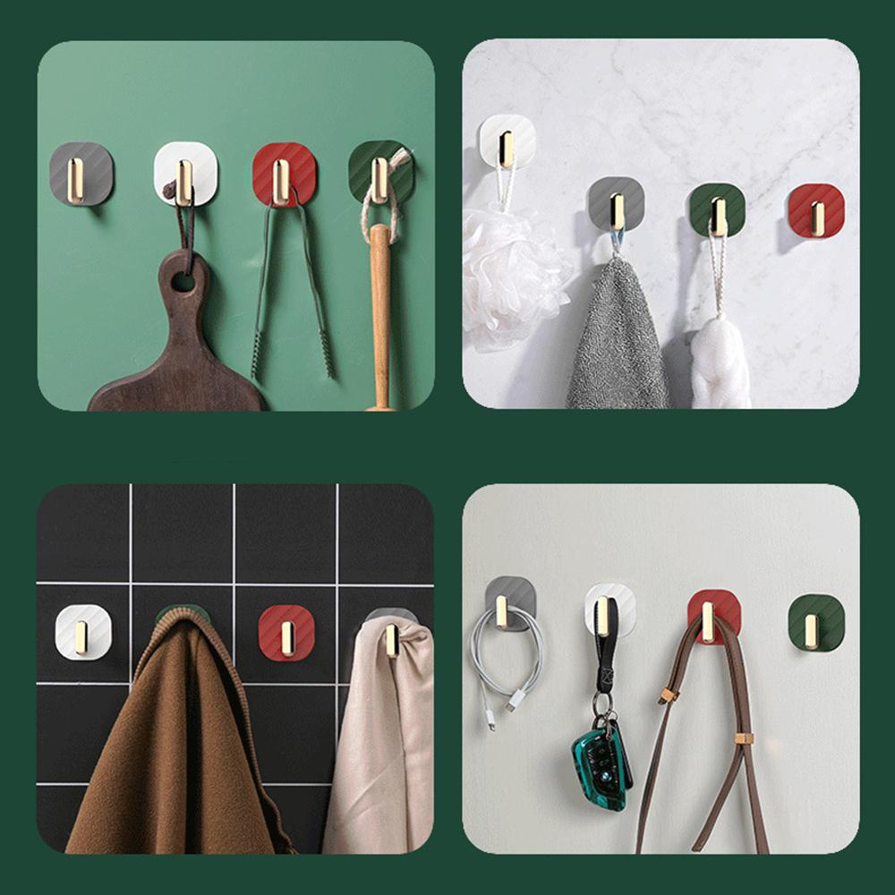 Self-adhesive Key Hook Wooden Innovative Entrance Wall Exquisite Decoration