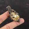 Brecciated Mookaite Pendant Copper Wire Wrapped Jewelry Natural Gemstone Pendant Handmade Wire Jewelry Copper Wire Wrap Pendant Gift For Mom