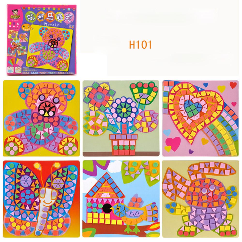 Fun  Kids Art & Craft Kit Childrens Play Activity Decoration Sticker Set