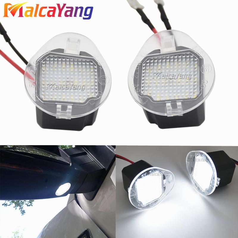 

1Pair High Brightness LED Side Under Mirror Lamp Puddle Light Puddle Welcome Light For Jeep Grand Cherokee 2014 2015 2016 2017